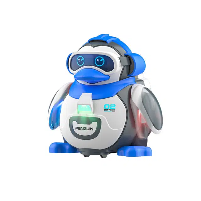 锦象鹤 声光万向机械企鹅 益智 智能玩具