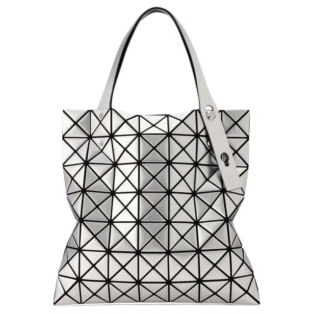 ISSEY MIYAKE Platinum 8 PU Tote