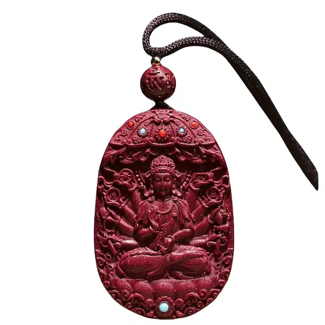 茂琼 高含量紫金砂十二生肖本命佛吊坠八大守护神小众饰品高级感#好运 朱砂 项链 男女同款情侣款