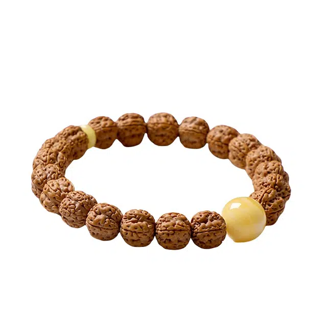 宣华意 国潮新中式复古精品 五瓣爆肉 花王梅花矮桩 树王籽文玩单圈 金榜题名 诸事顺利 转运珠#好运 金刚菩提 手串 男女同款情侣款