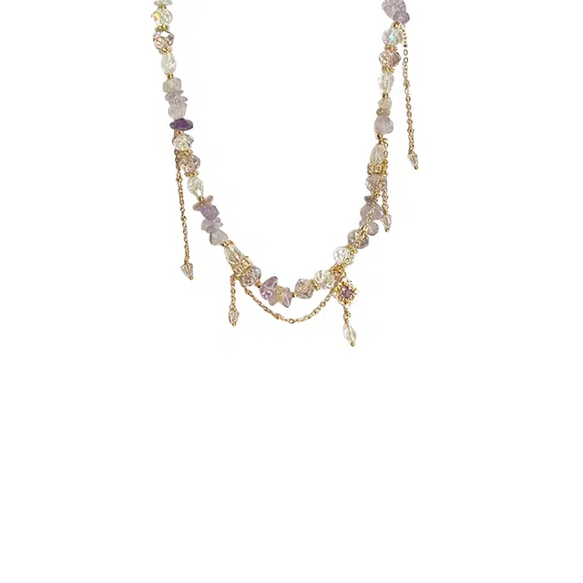 子婳 九紫离火 新中式复古 轻奢小众时尚优雅#好运 紫水晶 项链 女款