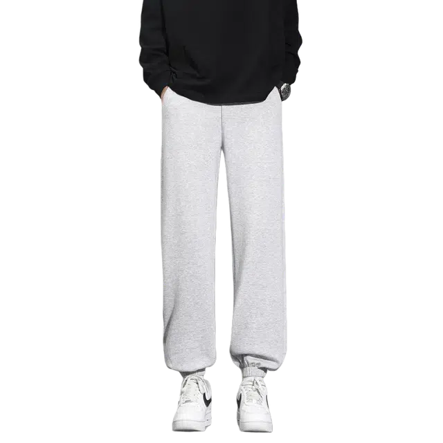 木林森 潮流束脚系带美式百搭复古舒适休闲裤 男女同款