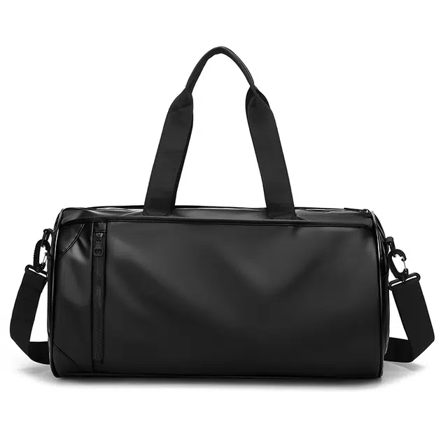 茵初 轻便防水时尚大容量百搭 尼龙 手提包 常规 男女同款情侣款 黑色/灰色