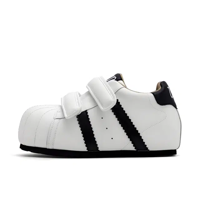 丑萌小众个性复古简约百搭青春学院风 减震耐磨增高 低帮 生活休闲鞋 女款