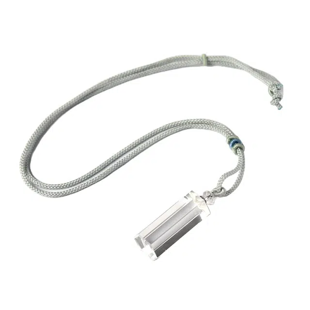 东海世家 六棱柱国潮新中式国风原创设计复古时尚轻奢高级感颈饰#好运 白水晶 吊坠 男女同款情侣款