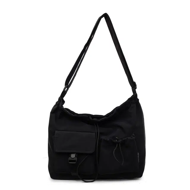 茵初 纯色时尚潮流高级 布 斜挎单肩包 常规 男女同款情侣款 多色