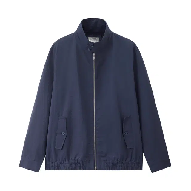 佐丹奴 纯色立领梭织哈灵顿外套夹克 男款