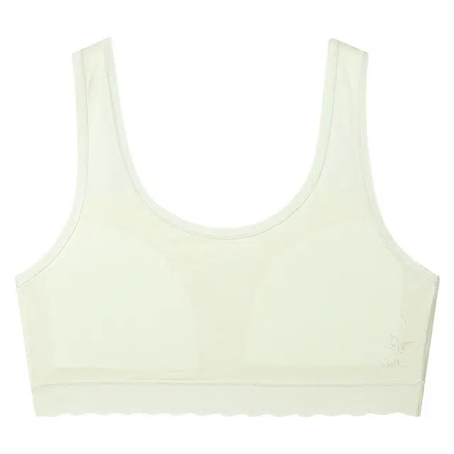 久岁伴 校园系列 透气柔软细腻纯色薄款发育内衣 儿童款