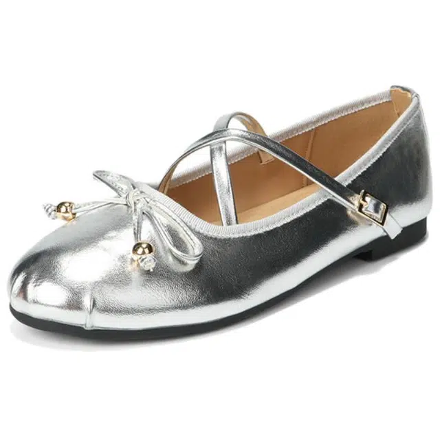 超纤皮 法式复古学院风交叉带软底轻盈玛丽珍鞋适合日常通勤约会上课 休闲单鞋 女