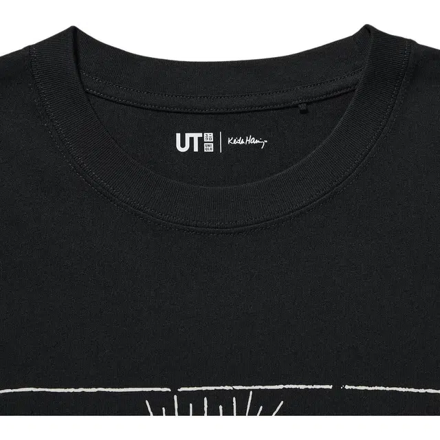 UNIQLO x Keith Haring Black T-Shirt