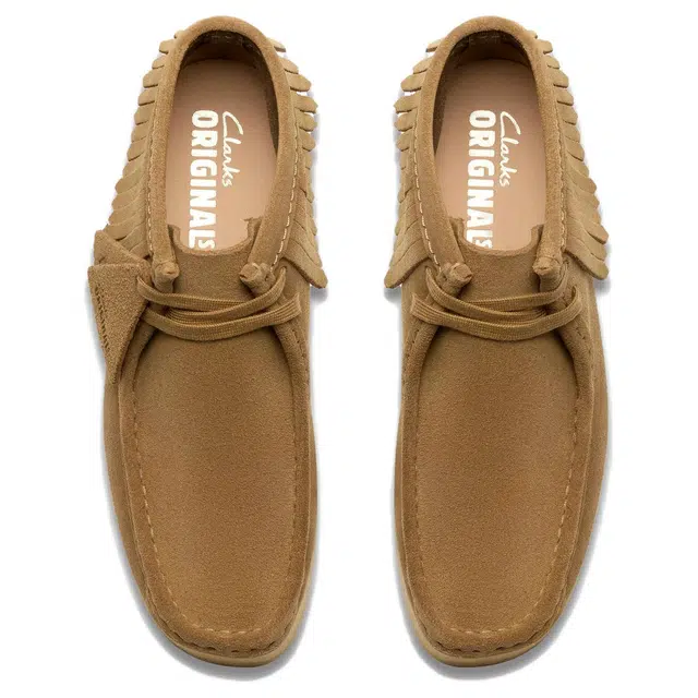 Clarks Wallabee Wedge Fringe