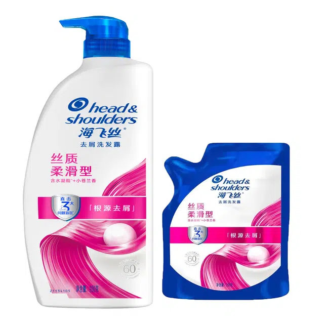 海飞丝 丝质柔顺 去屑洗发水露 止痒 洗头水 洗发膏