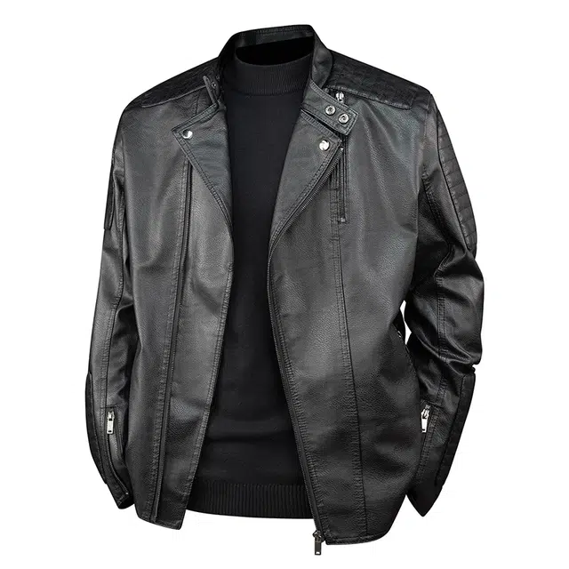 寻星记 加绒美式复古潮流百搭工装夹克外套皮衣 男款