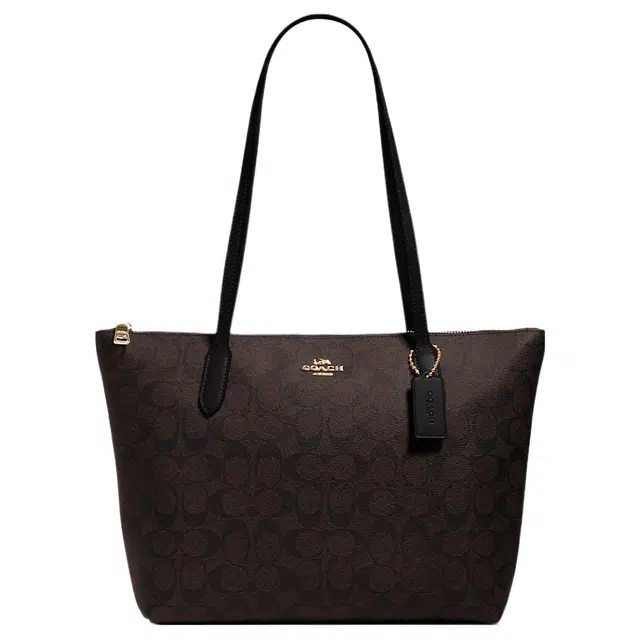 COACH Zip Top 30 PVC Tote