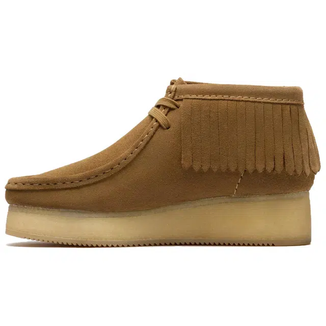 Clarks Wallabee Wedge Fringe