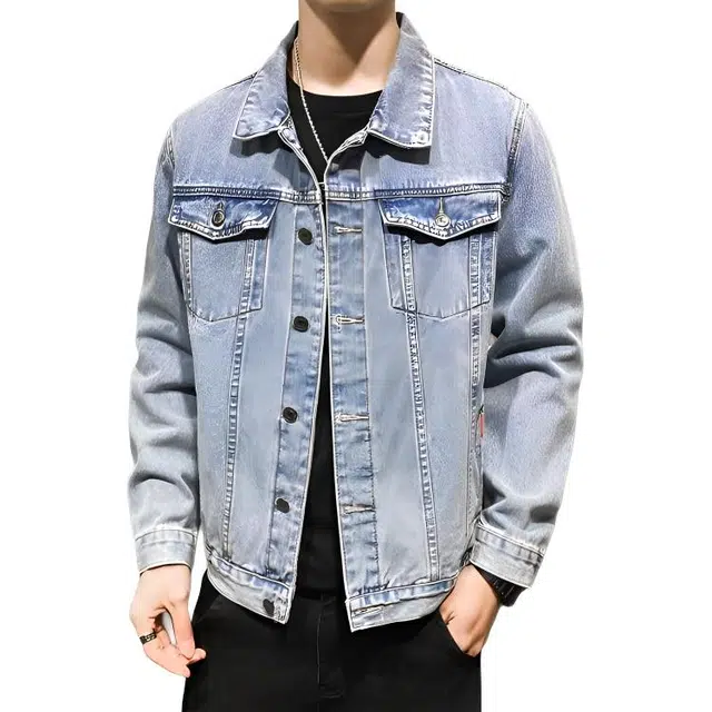 太子龍 韩版潮流上衣春秋季帅气休闲长袖牛仔外套 男款