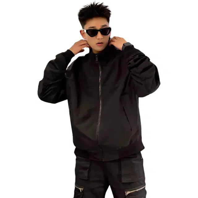 北欧攻略 美式复古春秋季百搭潮流外套夹克 男女同款