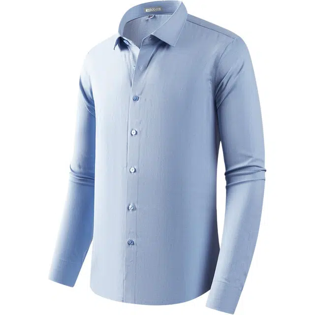 红豆 暖感绵羊毛轻奢肌理商务休闲保暖舒适正装通勤长袖衬衣上衣衬衫 男款