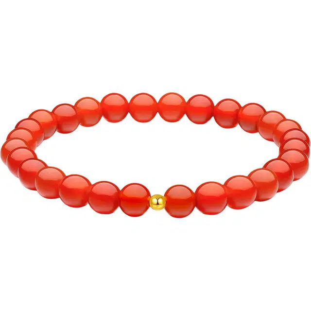 老庙 鸿运安康 新中式时来运转本命年手饰简约时尚气质百搭显白#好运天然 玛瑙 手串 女款