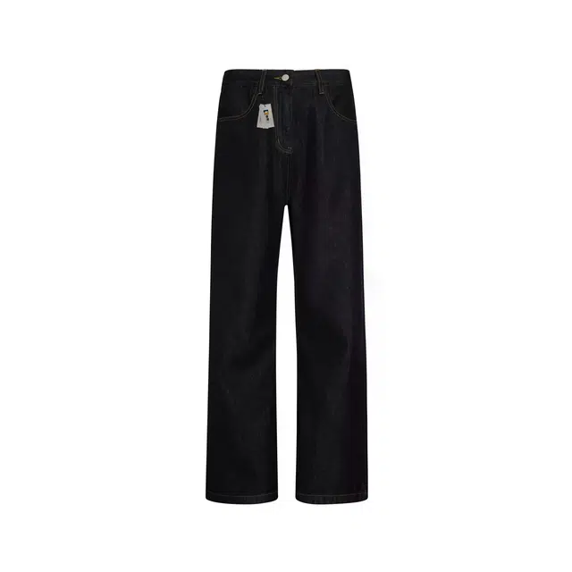 地界二 美式高街复古原色水洗直筒男街头潮牌百搭宽松休闲阔腿裤复古原色水洗宽松潮流中腰长裤牛仔裤 男款