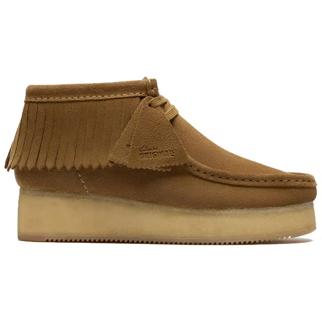 Clarks Wallabee Wedge Fringe