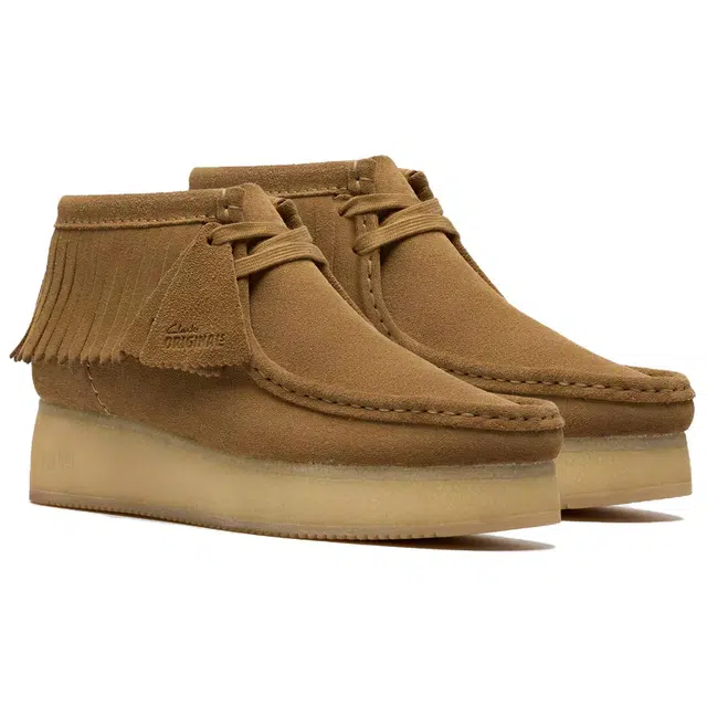 Clarks Wallabee Wedge Fringe