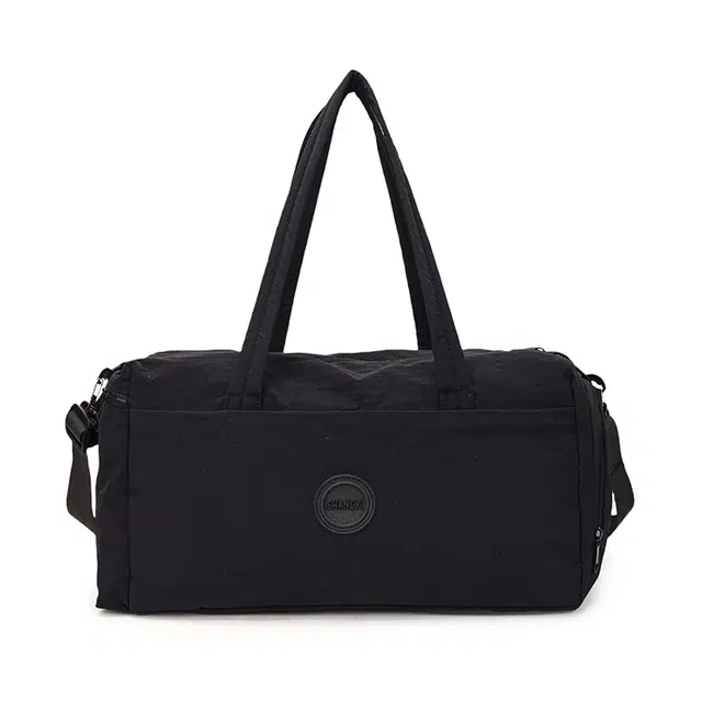 德力熊 纯色出差百搭轻便时尚 尼龙 旅行包 男女同款情侣款 多色