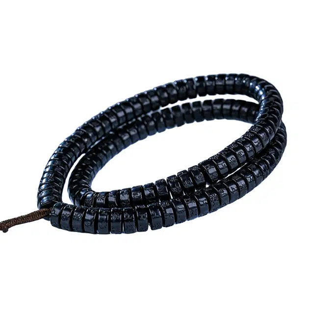 灵晔 精品高品质国潮新中式轻奢小众文玩盘玩念珠高级感满满复古风文艺风优雅百搭高品质#好运 椰蒂 手串 男女同款情侣款