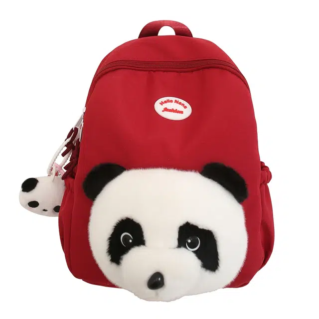 行途 可爱熊猫百搭小众设计高颜值 尼龙 双肩包 男女同款情侣款 多色