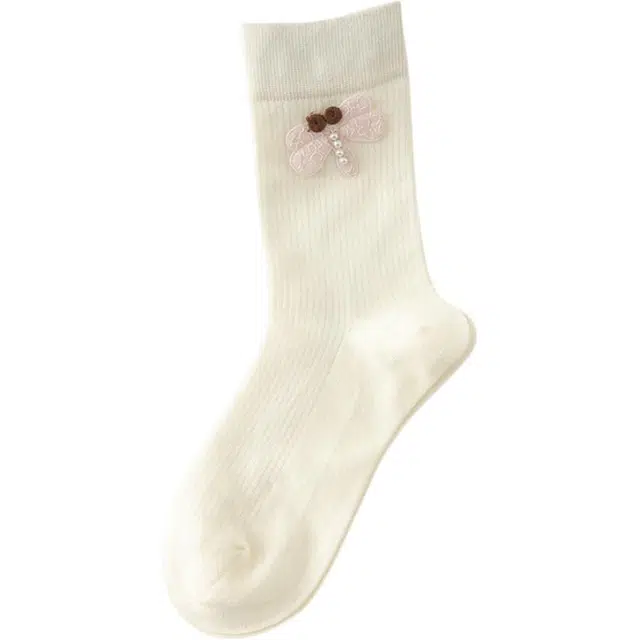 棉武器 儿童饰品袜子女大童青少年学生堆堆袜中筒袜 女款