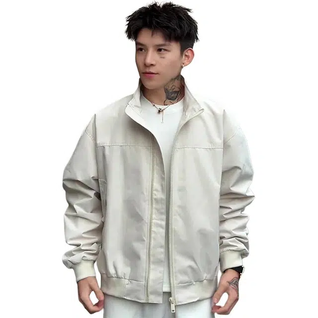 单爵 工装美式教练飞行外套秋季短款高级感廓形夹克 男女同款