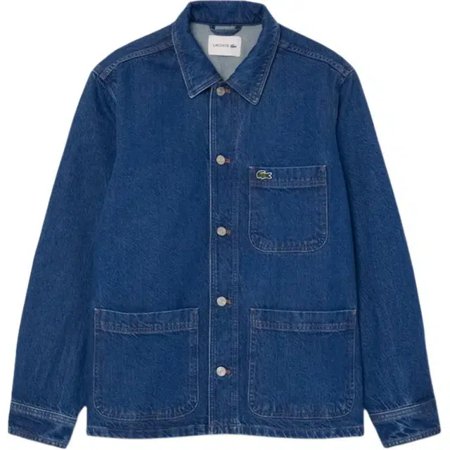 Lacoste Denim Jacket Off-White