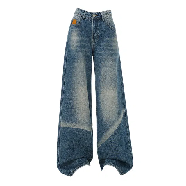 拾籍 清新时尚气质百搭优雅牛仔裤 女款