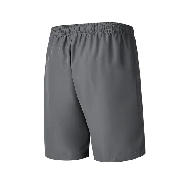 鸿星尔克 字母图案吸湿排汗舒适简约运动短裤 男款 深灰