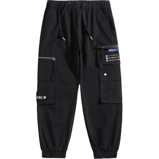 金盾 工装裤日系机能男士春秋休闲裤 男款