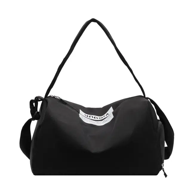 德力熊 百搭简约外出旅行健身时尚轻便 尼龙 旅行包 男女同款情侣款 多色