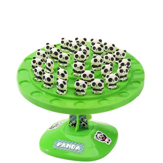 萌吉码 平衡熊猫树叠叠乐 早教教具