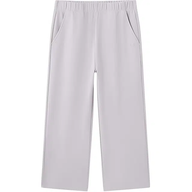 儿童款 英氏运动裤 直筒简约百搭纯色休闲耐穿中高腰长裤