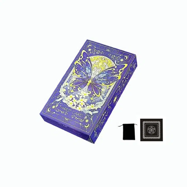 皮皮豆 经典韦斯特蝴蝶塔罗牌 自带牌意  高颜值金字塔新手初学者入门卡牌 其他桌游