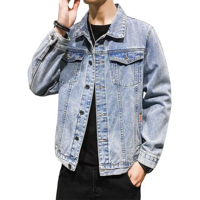 太子龍 韩版潮流上衣春秋季帅气休闲长袖牛仔外套 男款