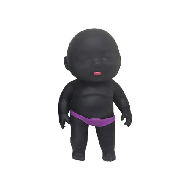 馨枕居 黑娃搞笑解压 放松益智 有趣 捏捏乐按按乐