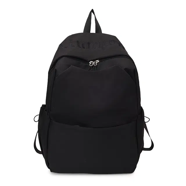 德力熊 纯色简约小众时尚百搭轻便 牛津布 双肩包 男女同款情侣款 多色