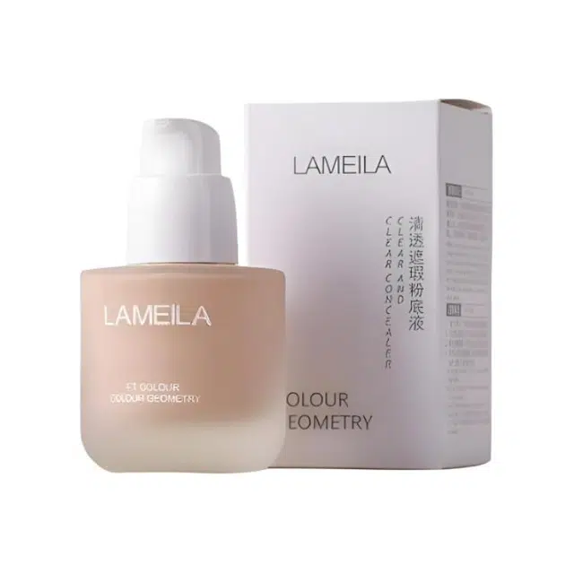 拉美拉 清透遮瑕粉底液 控油丝绒自然持久磨皮奶油肌哑光不晕染不脱妆亮泽清透素颜服帖不卡粉润泽提亮肤色滋润遮瑕均匀肤色修饰肤色