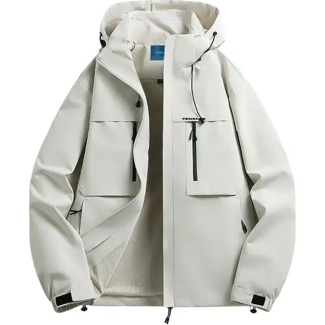 太子龍 冲锋衣户外外套三合一两件套可拆卸连帽开衫拼色加厚登山夹克 男女同款