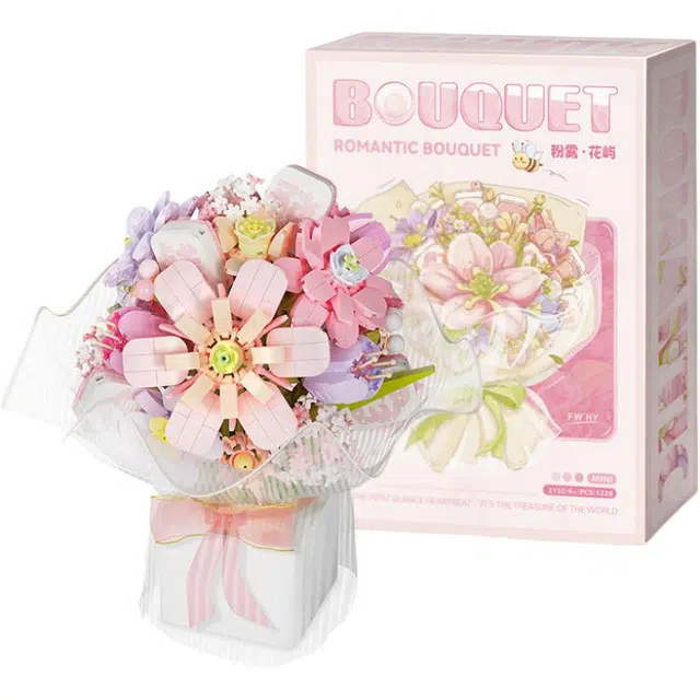 萌吉码 手捧永生花 其他拼装模型