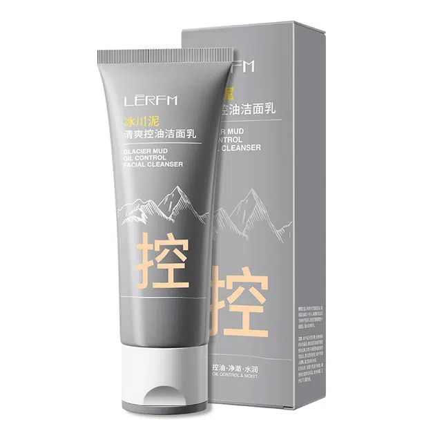 蓝尼芳可 氨基酸洗面奶冰川泥清爽控油深层清洁祛痘黑头除收缩毛孔 保湿去黑头控油清洁