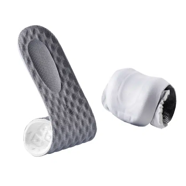 足印部落 军训久站不累脚软弹舒适加厚踩屎感运动缓震足弓支撑女款吸汗防臭防滑适配李宁安踏阿迪达斯 乳胶布 鞋垫 男女同款情侣款