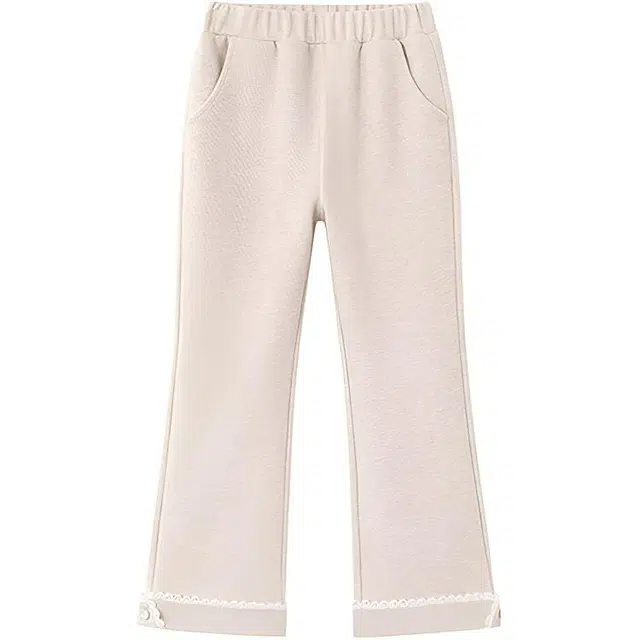 儿童款 英氏针织运动裤 百搭保暖中大童中腰直筒长裤