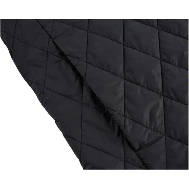 比音勒芬 休闲菱格绗缝轻柔保暖翻领棉服 男款 黑