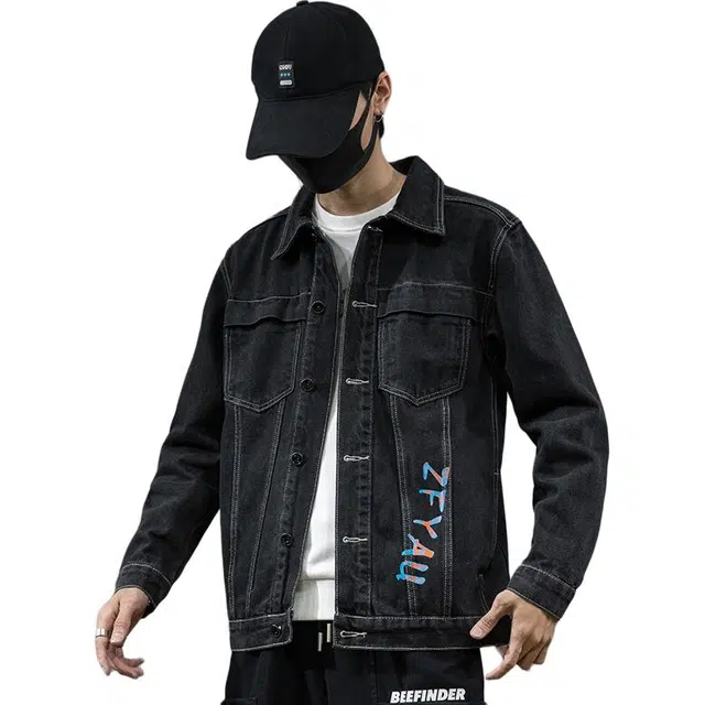 太子龍 少年衣服日系潮牌工装夹克牛仔外套 男款